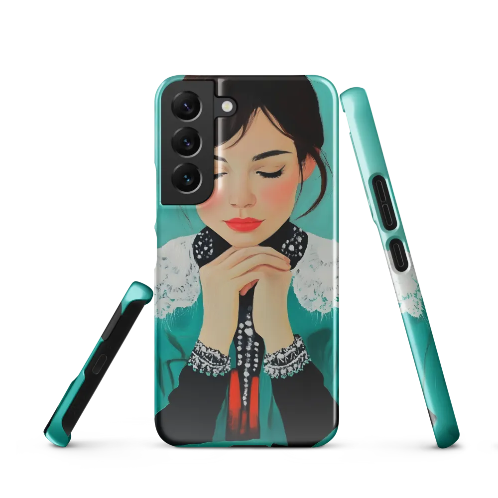 Serenity in Turquoise | Phone Case |  S22 | Snap Case | Glossy
