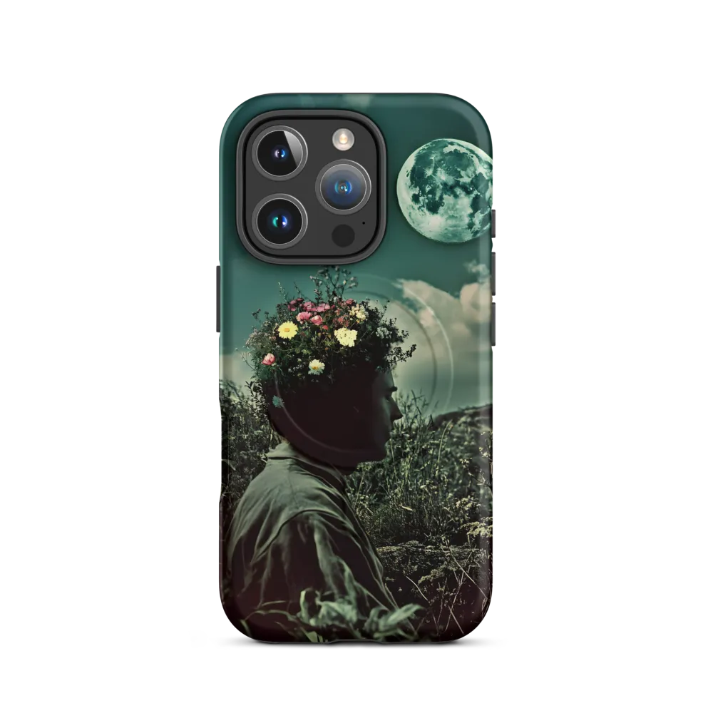 Moonlit Blossom | Phone Case |  16 Pro | MagSafe® Tough Case | Matte