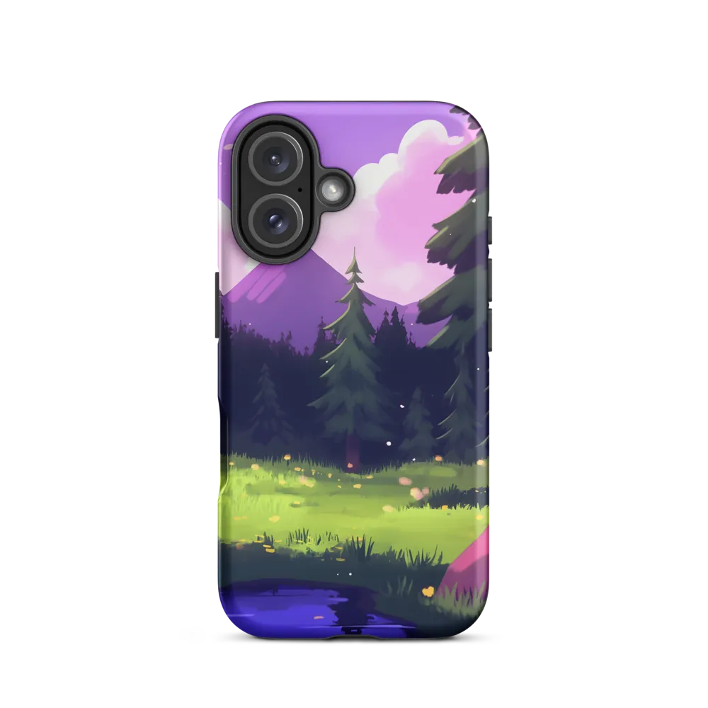 Tranquil Mountain Escape | Phone Case |  16 | Tough Case | Matte