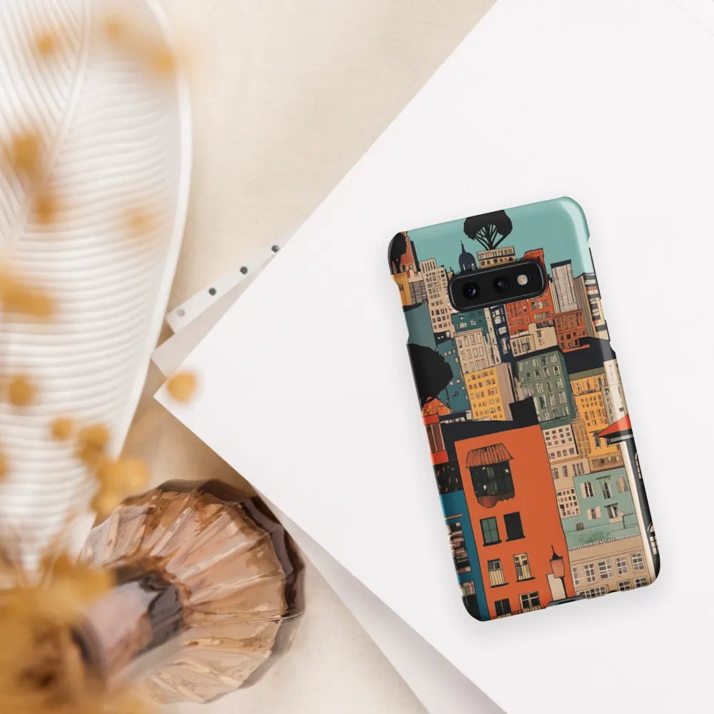 Urban Fusion: A Colorful Cityscape