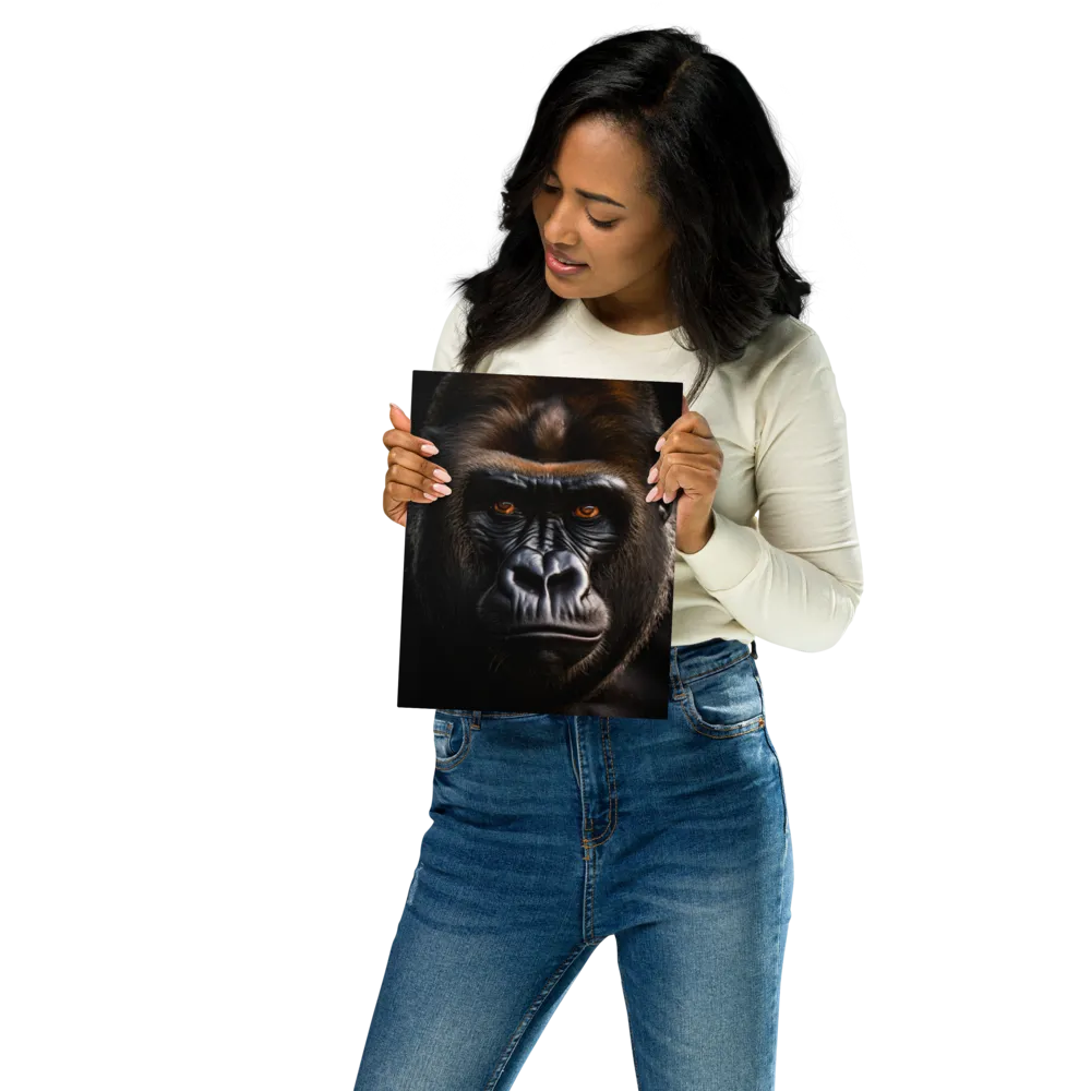 Majestic Gaze | Metal Print | 8″×10″