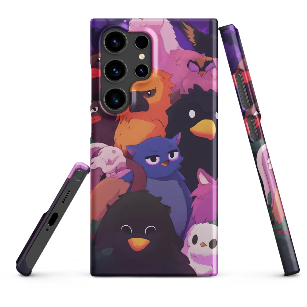 Whimsical Avian Gathering