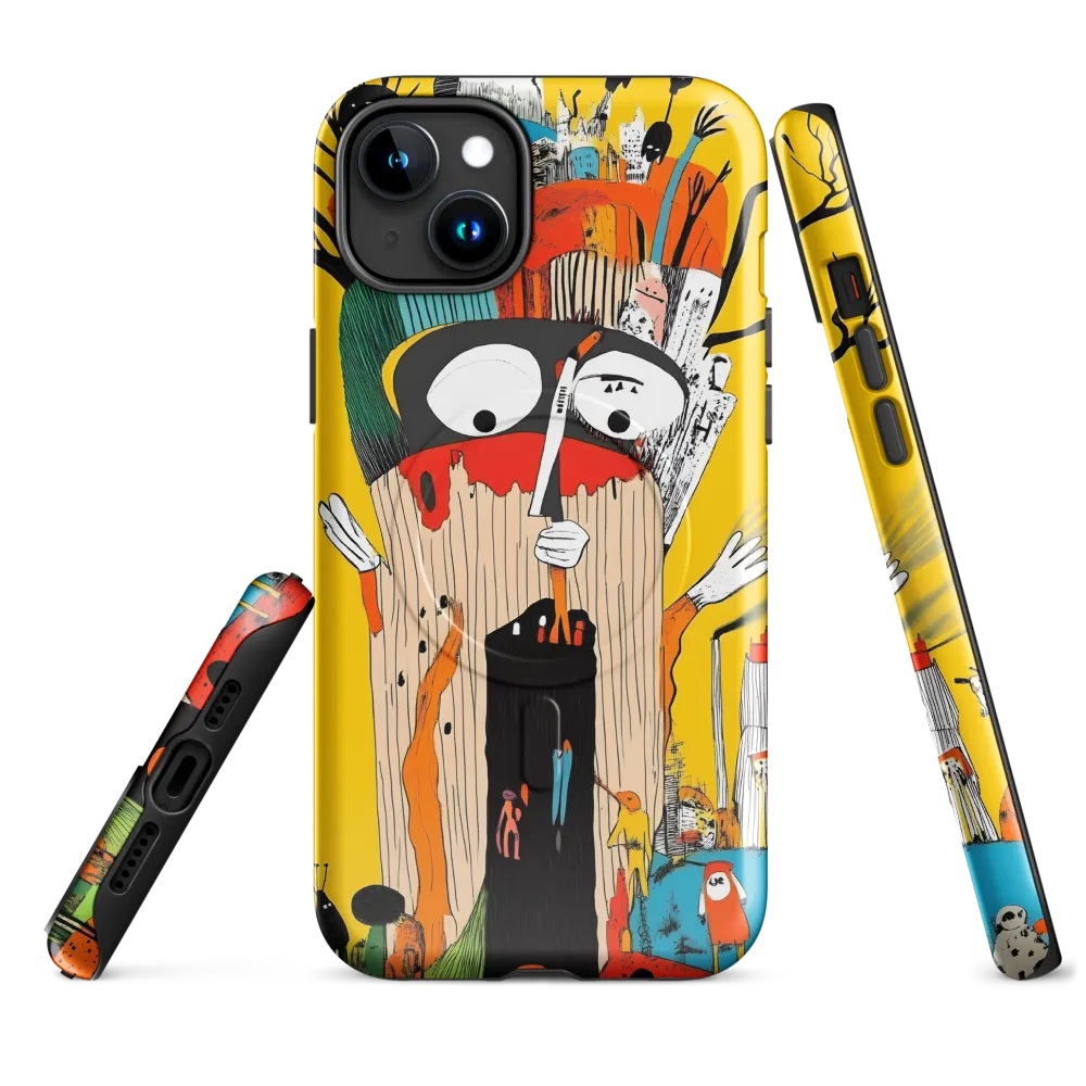 The Whimsical Tree of Imagination | Phone Case |  15 Plus | MagSafe® Tough Case | Glossy