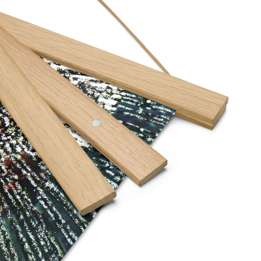 Fractured Identity | Poster With Oak Wood Hanger | 14″×14″