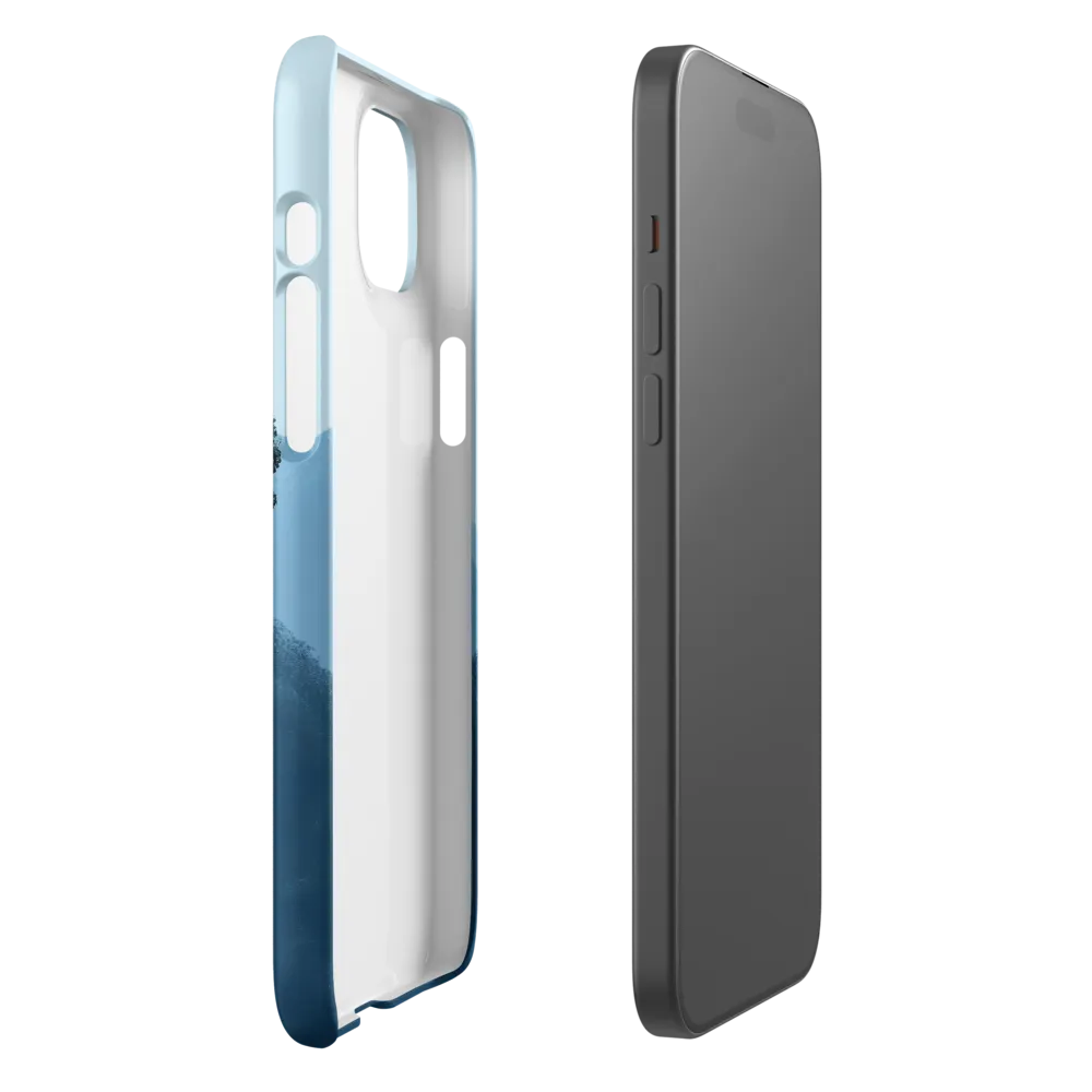 Solitude in Blue | Phone Case |  15 Plus | Snap Case | Matte