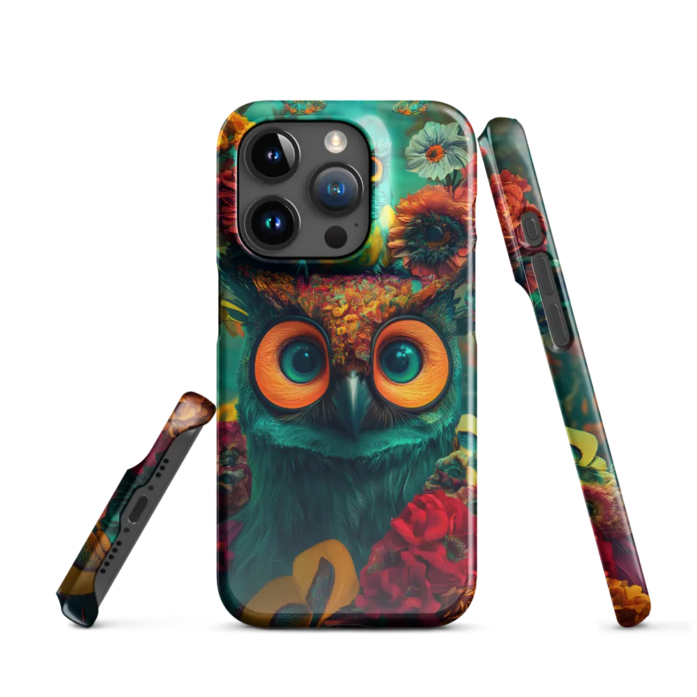 Majestic Harmony: The Floral Owl