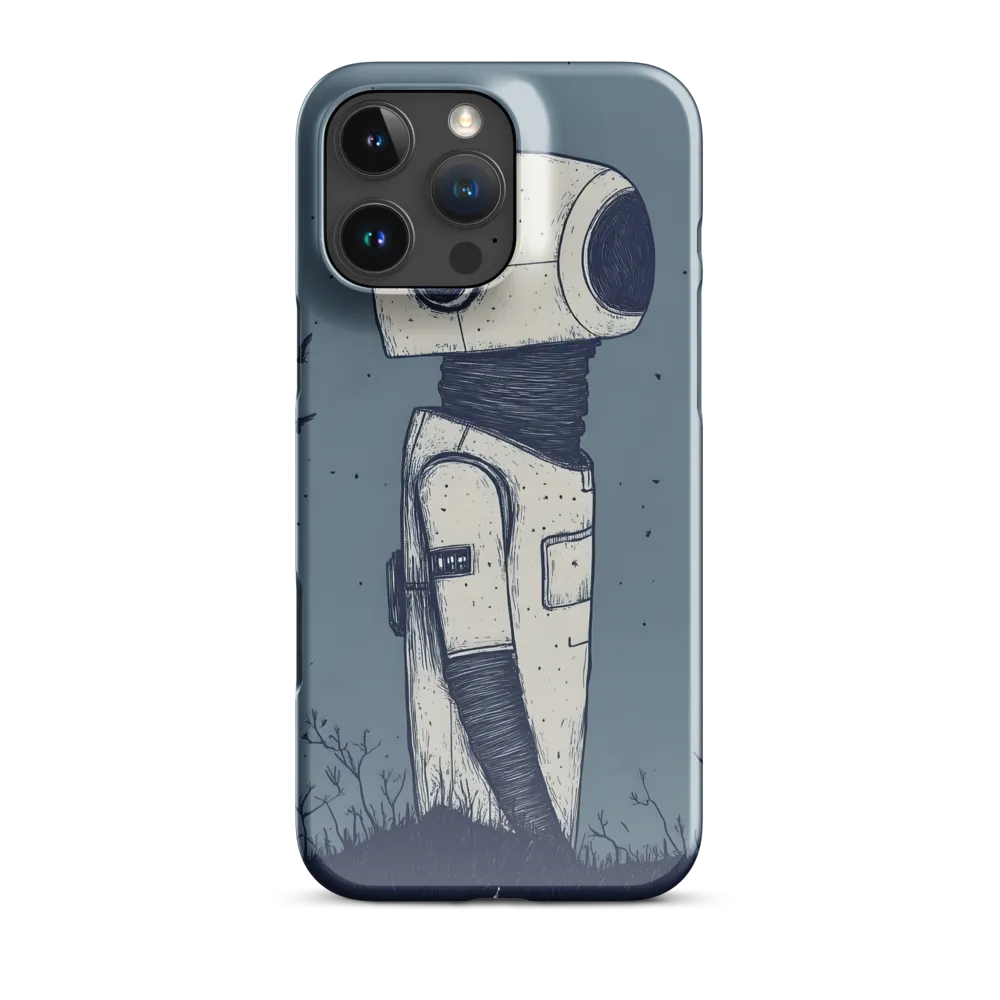 Contemplative Robot in a Barren Landscape