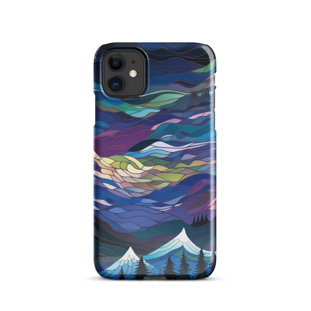 Twilight Peaks: An Abstract Mountain Landscape
