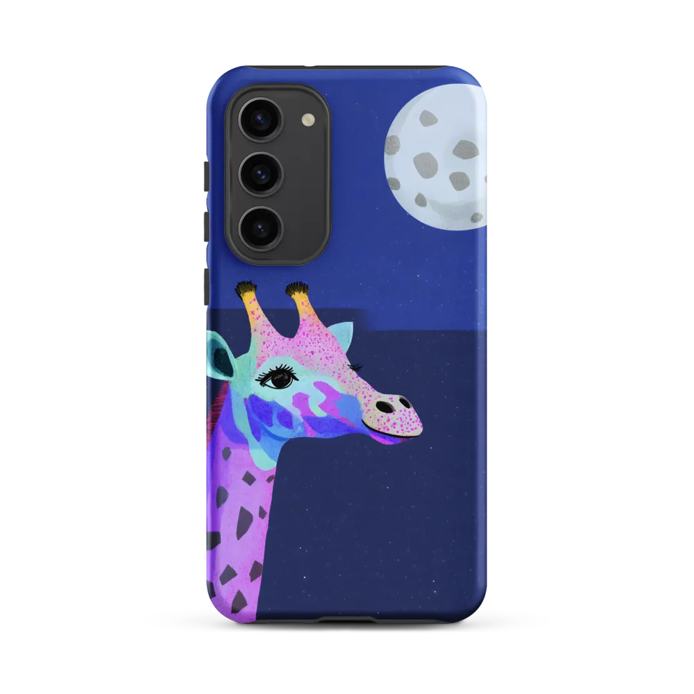 Whimsical Giraffe Under the Stars