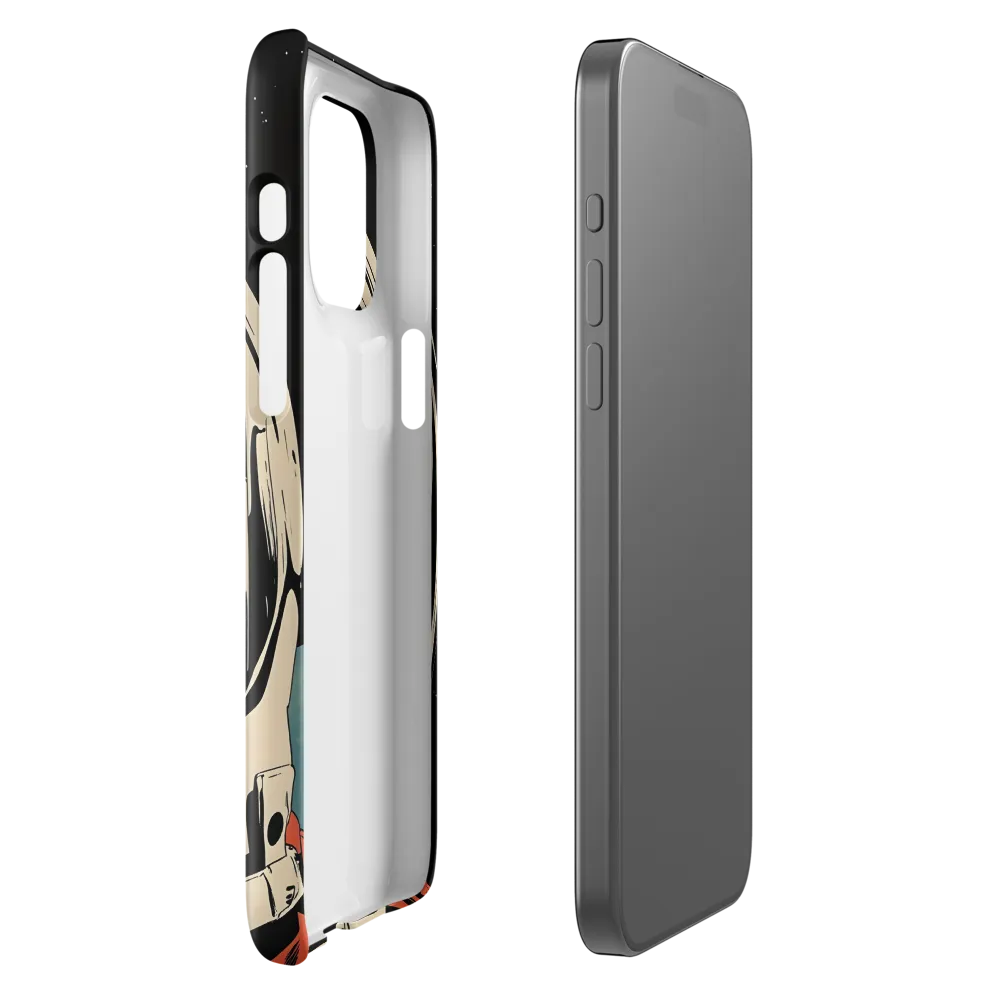 Gaze of the Astronaut | Phone Case |  15 Pro Max | Snap Case | Glossy