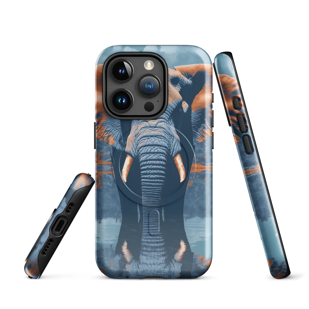 Majestic Reflection: The Elephant's Serenade
