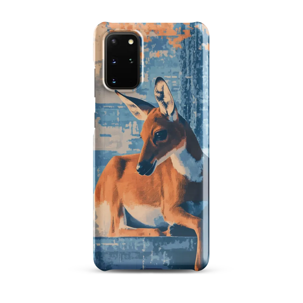 Serenity in Color: The Reclining Deer | Phone Case |  S20 Plus | Snap Case | Glossy