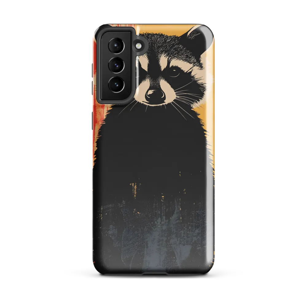 Whimsical Raccoon Portrait