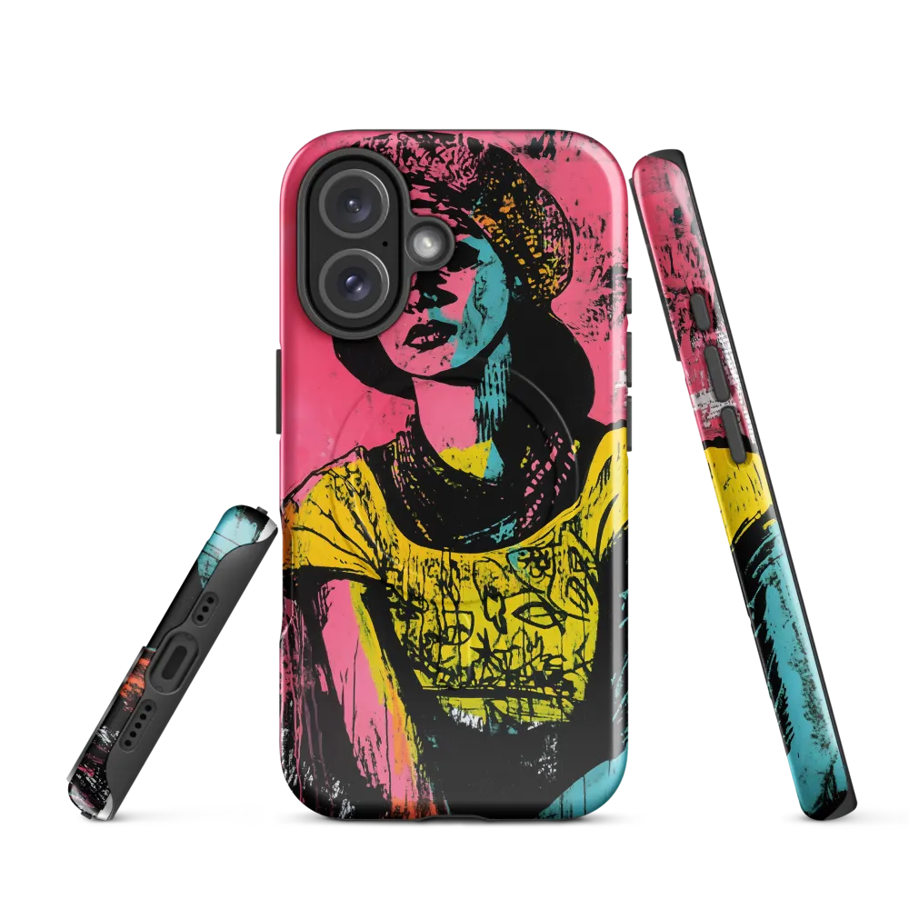 Urban Elegance: A Graffiti Portrait