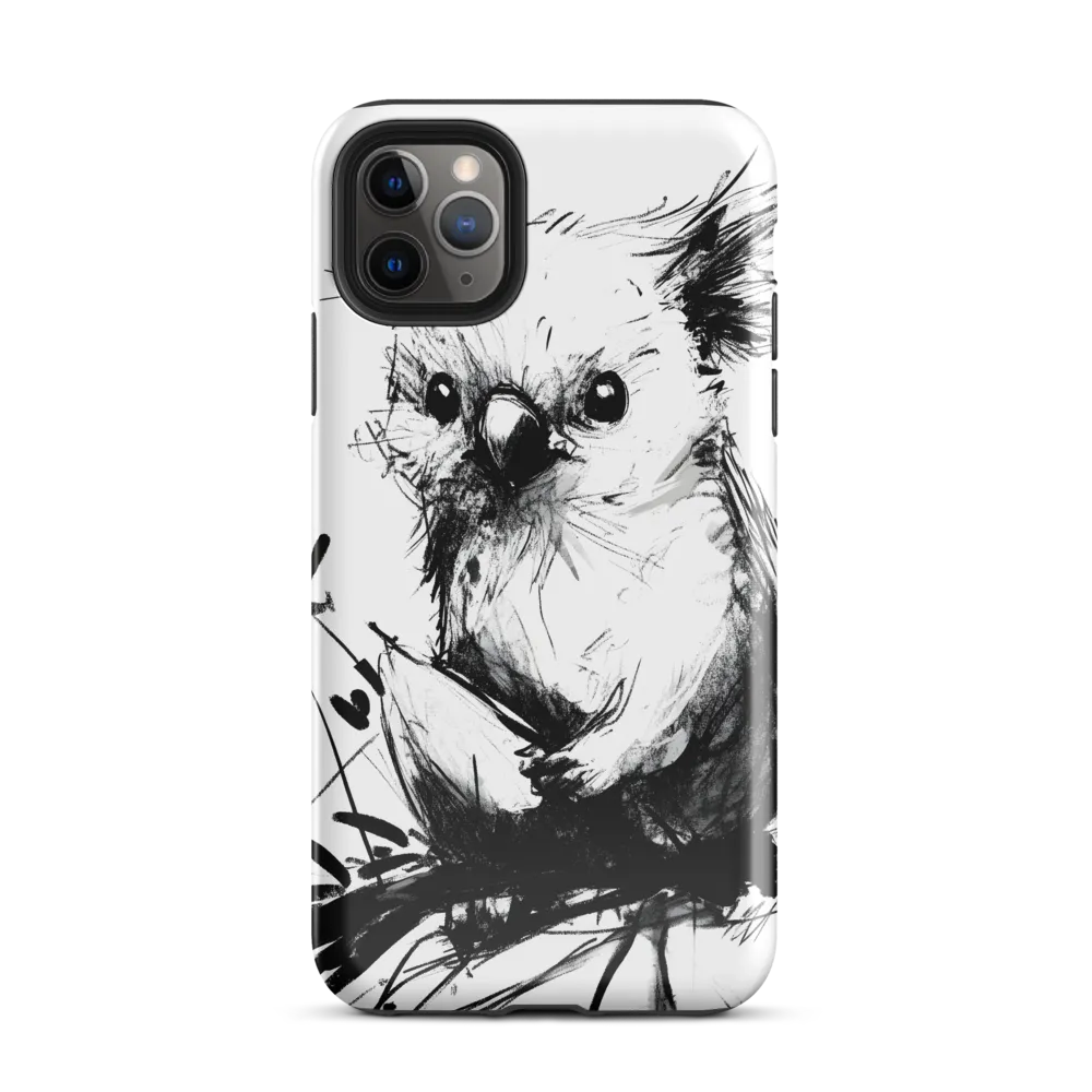 Whimsical Koala in Ink | Phone Case |  11 Pro Max | Tough Case | Glossy