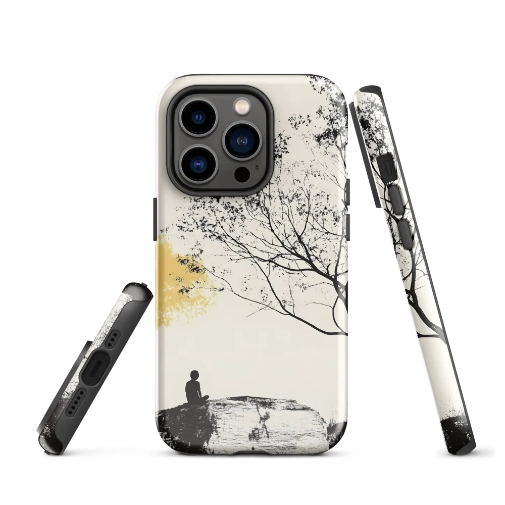 Whispers of Solitude | Phone Case |  14 Pro | Tough Case | Glossy