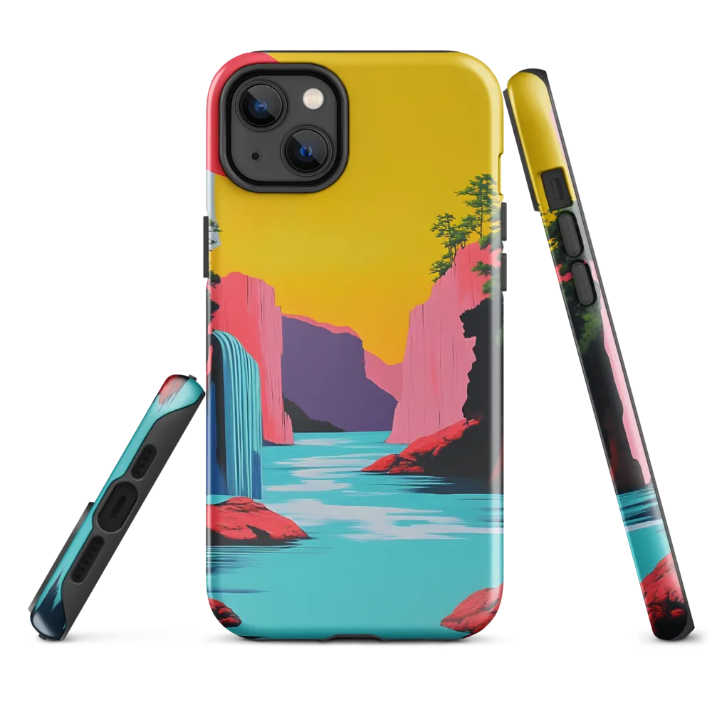 Dreamscape of Pink Cliffs and Turquoise Waters