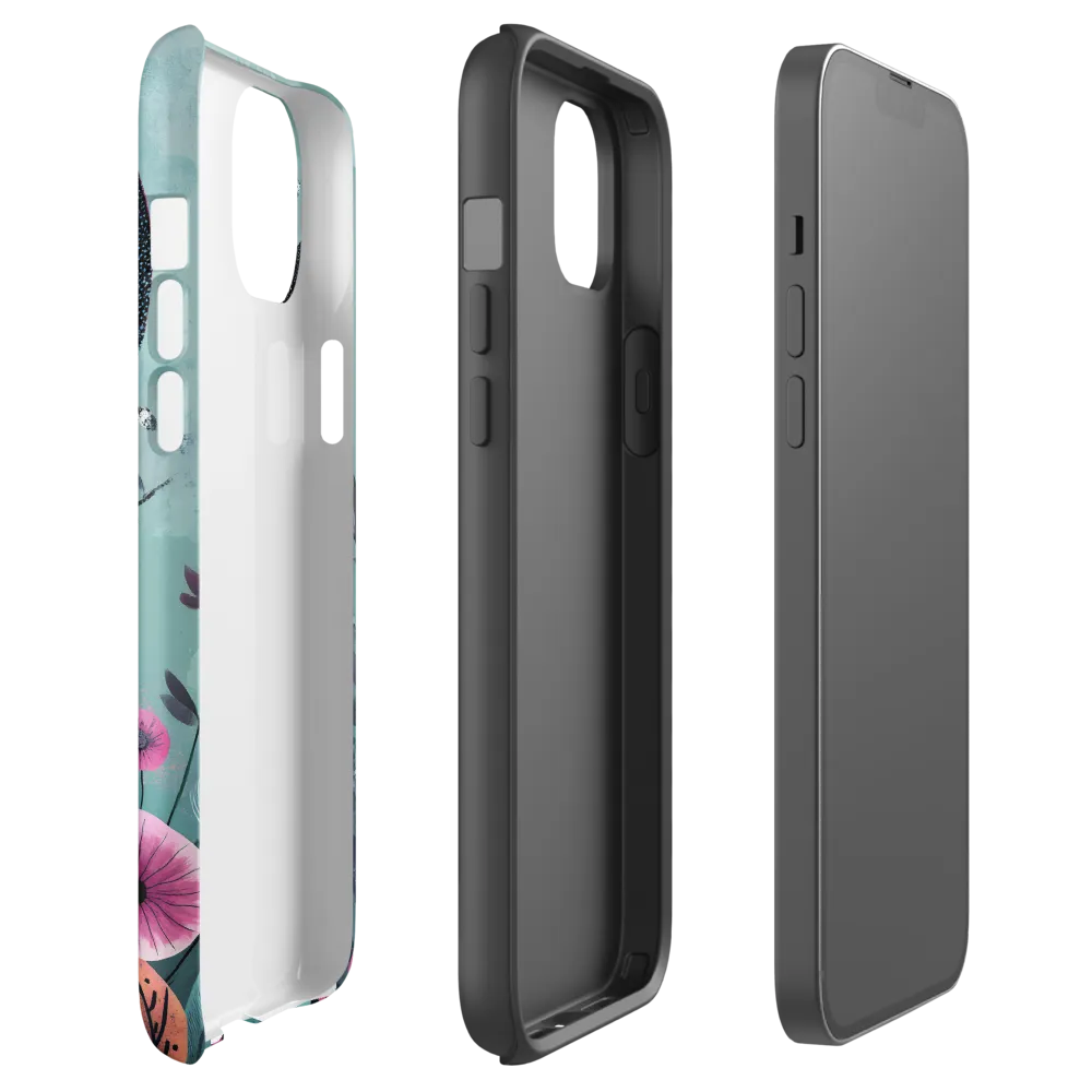 Whimsical Fox Among Blossoms | Phone Case |  14 Plus | Tough Case | Matte