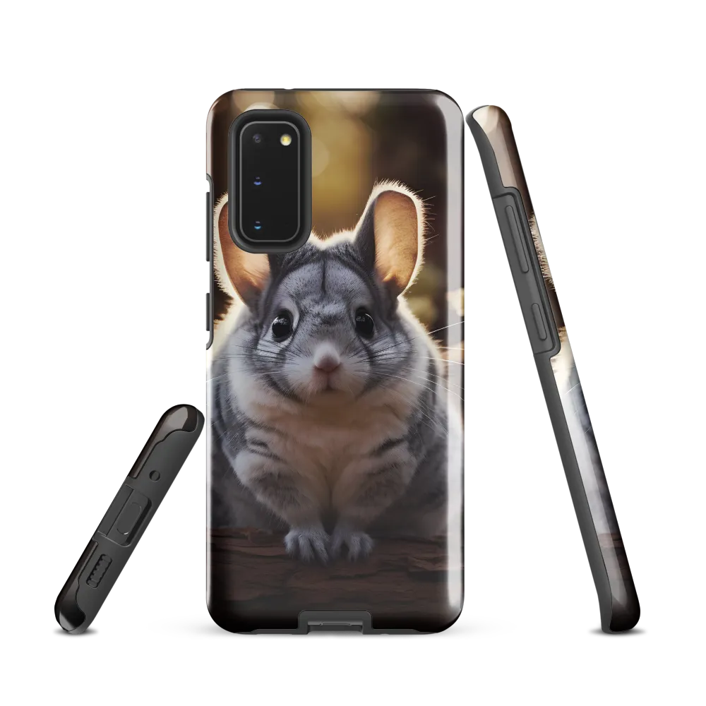 Curious Chinchilla in the Forest
