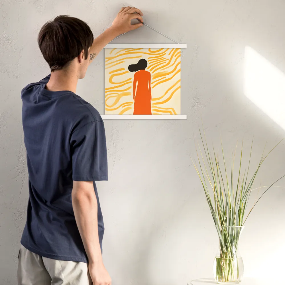 Connection to Serenity | Poster With White Wood Hanger | 14″×14″