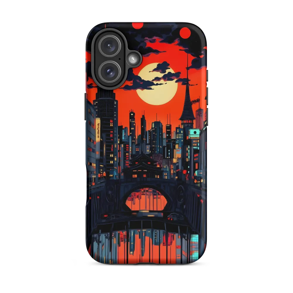 Nightfall in a Neon City
