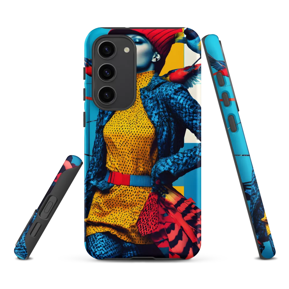Vibrant Fusion of Nature and Fashion