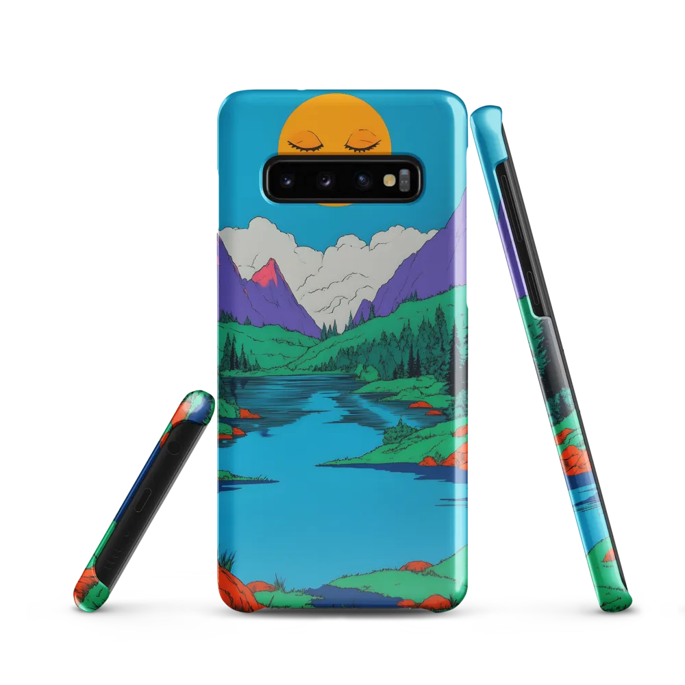 Whimsical Serenity in Vibrant Colors