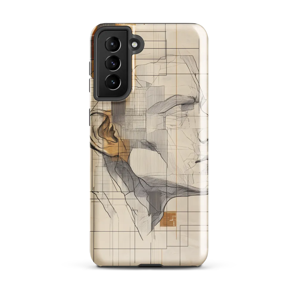 Geometric Reverie | Phone Case |  S21 Plus | Tough Case | Glossy