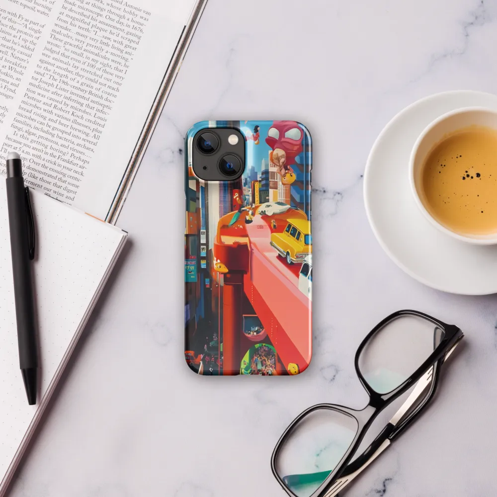 Urban Whimsy: A Colorful Cityscape