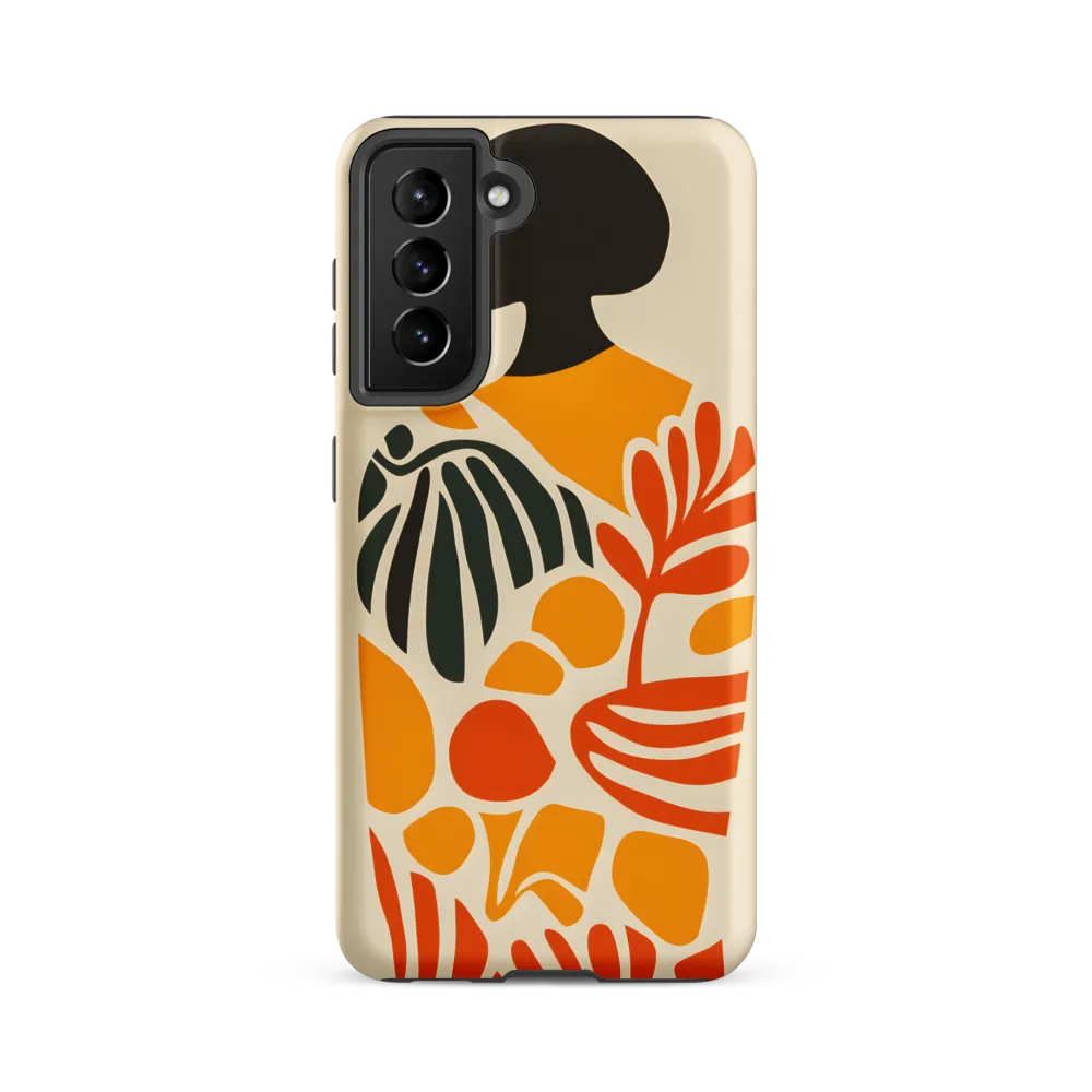 Silhouette with Botanical Cutouts