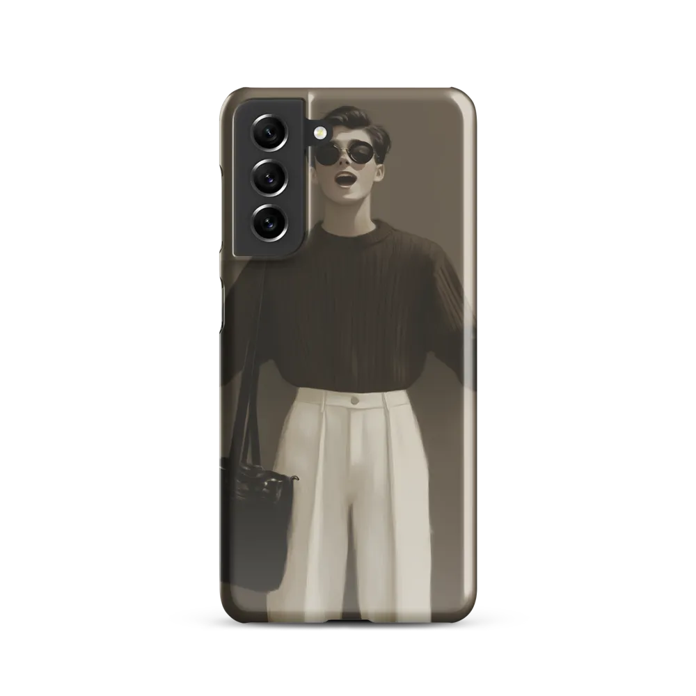 Playful Elegance | Phone Case |  S21 | Snap Case | Glossy