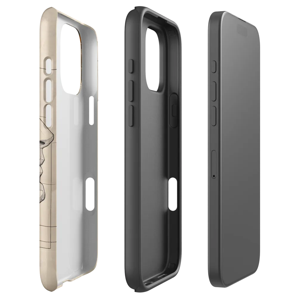 Geometric Reverie | Phone Case |  16 Pro Max | Tough Case | Matte