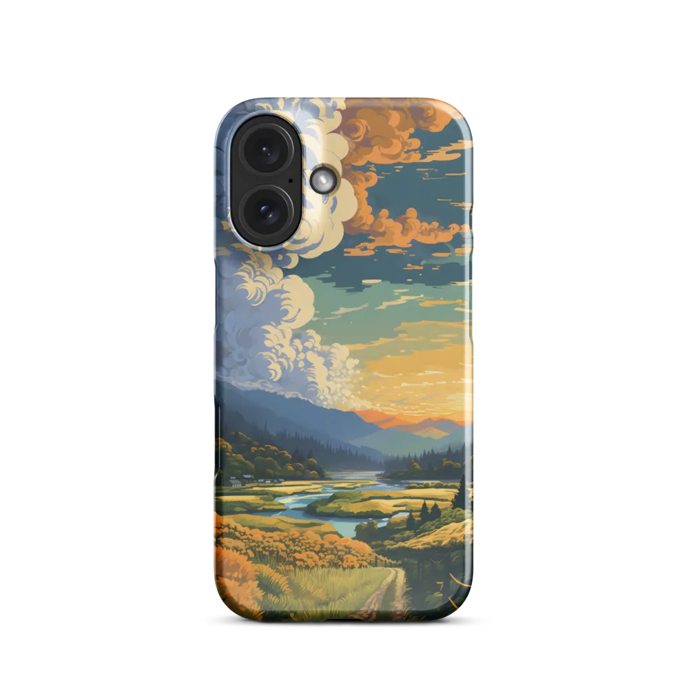 Tranquil Valley at Dusk | Phone Case |  16 | Snap Case | Glossy