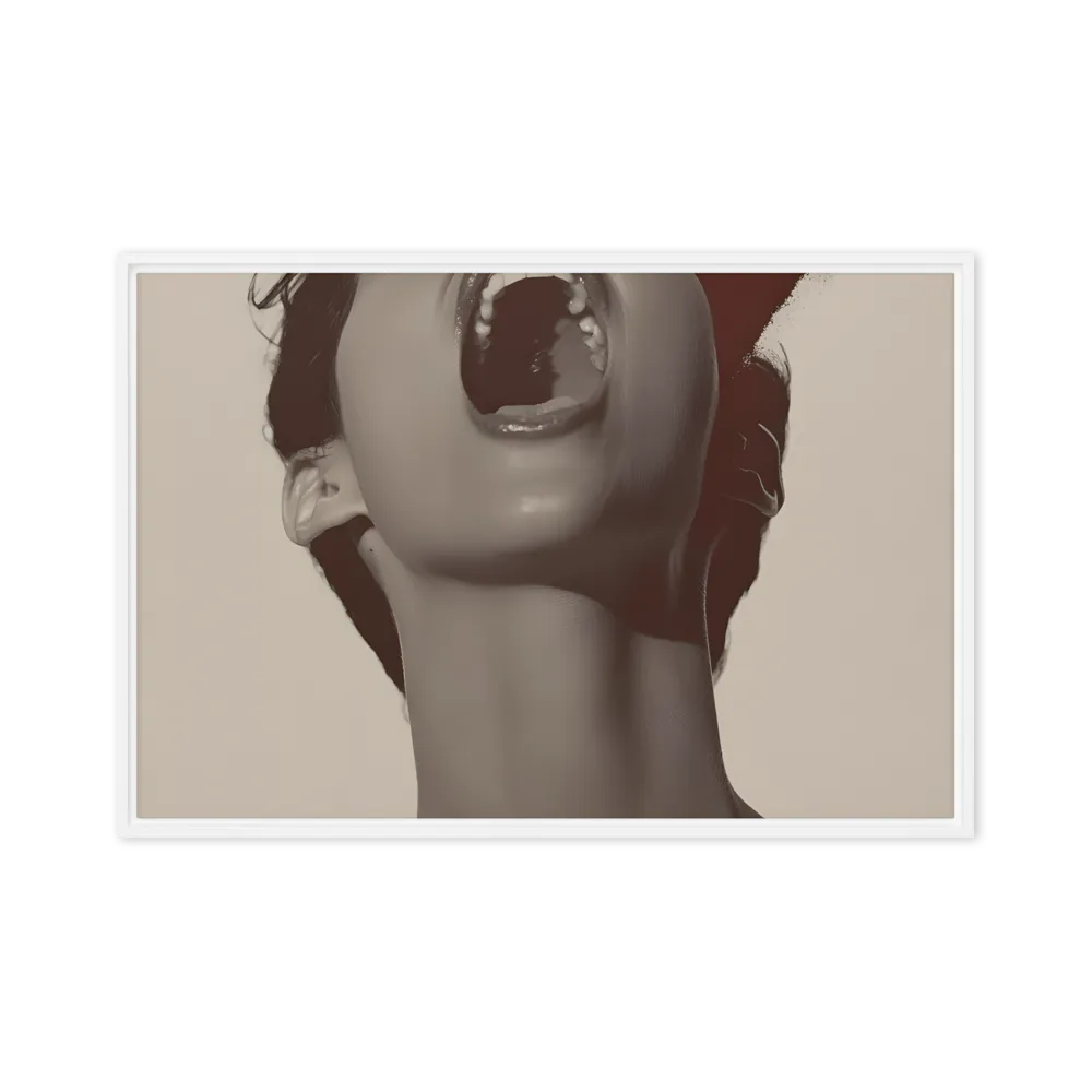 Echoes of Emotion | Canvas with White Frame | 20″×30″