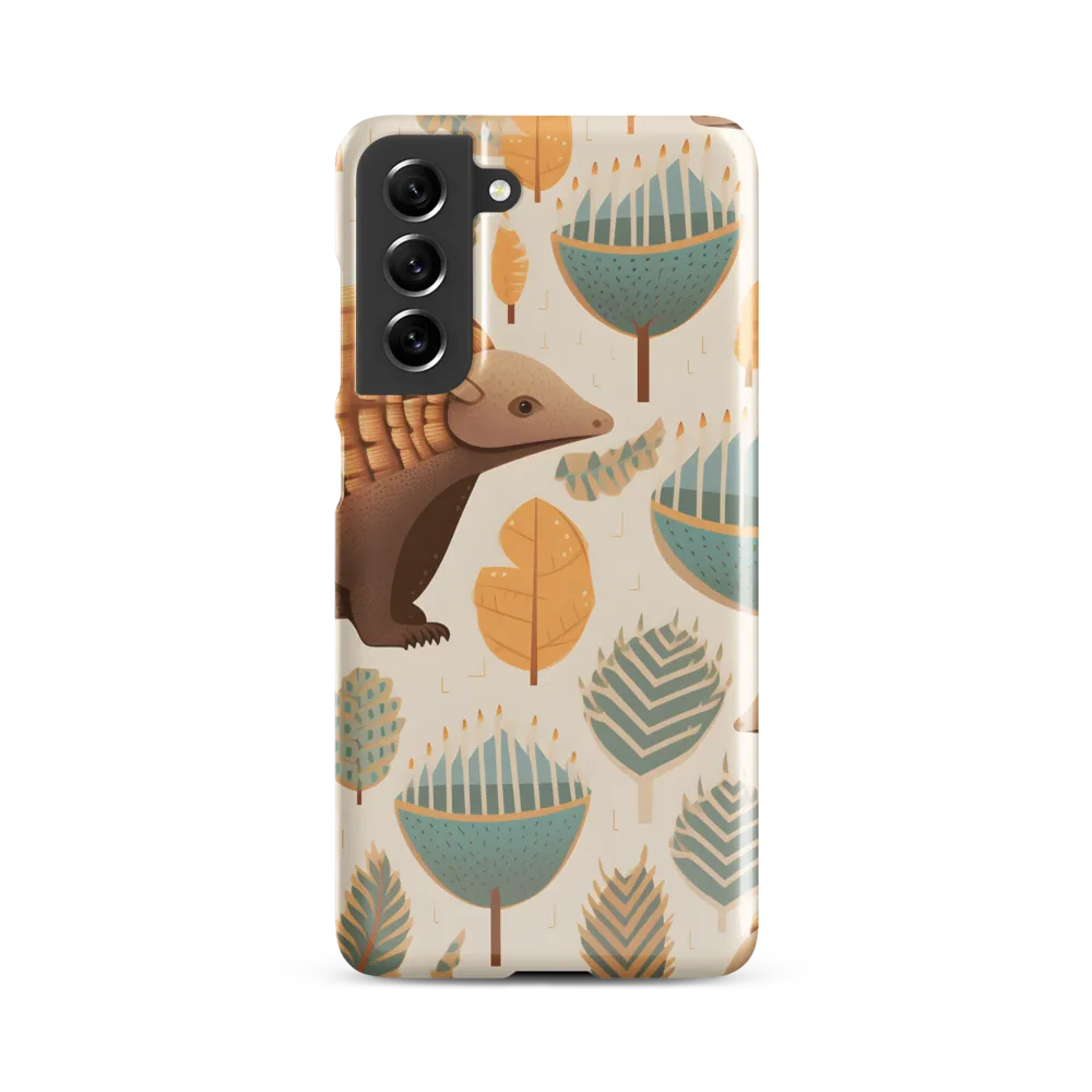 Pangolins in a Whimsical Habitat | Phone Case |  S21 FE | Snap Case | Glossy