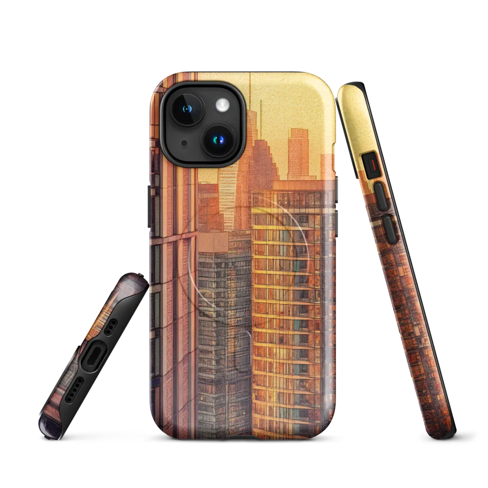 Urban Serenity at Sunset | Phone Case |  15 | MagSafe® Tough Case | Glossy