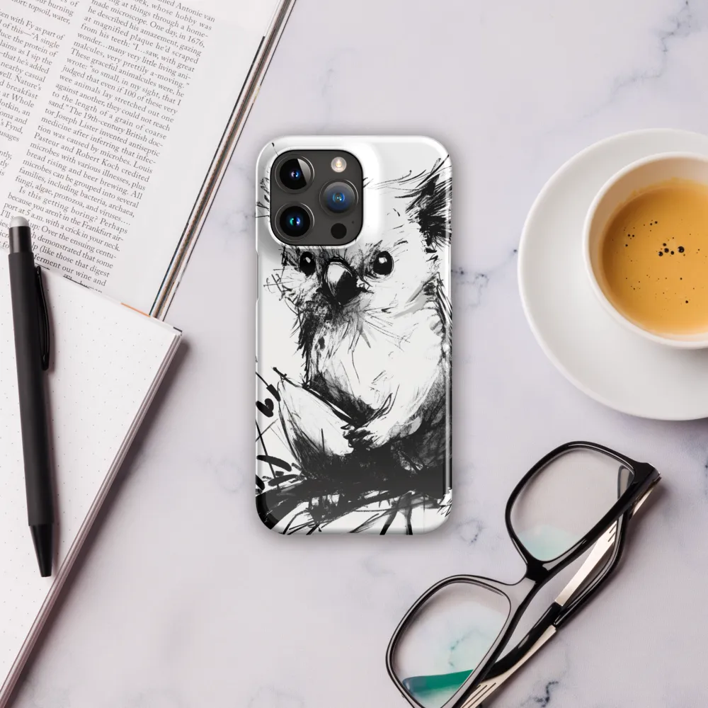 Whimsical Koala in Ink | Phone Case |  15 Pro Max | Snap Case | Glossy