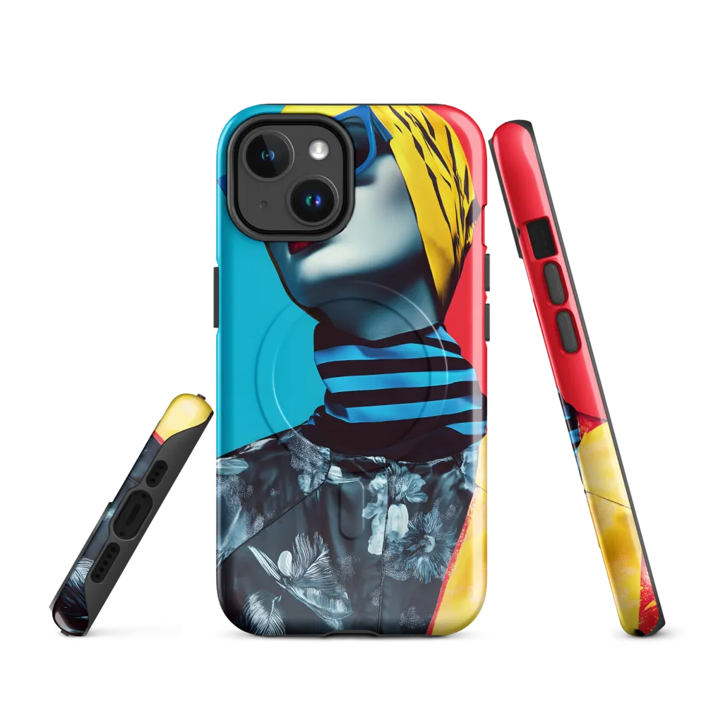 Vibrant Elegance in Modern Fashion | Phone Case |  14 | MagSafe® Tough Case | Glossy