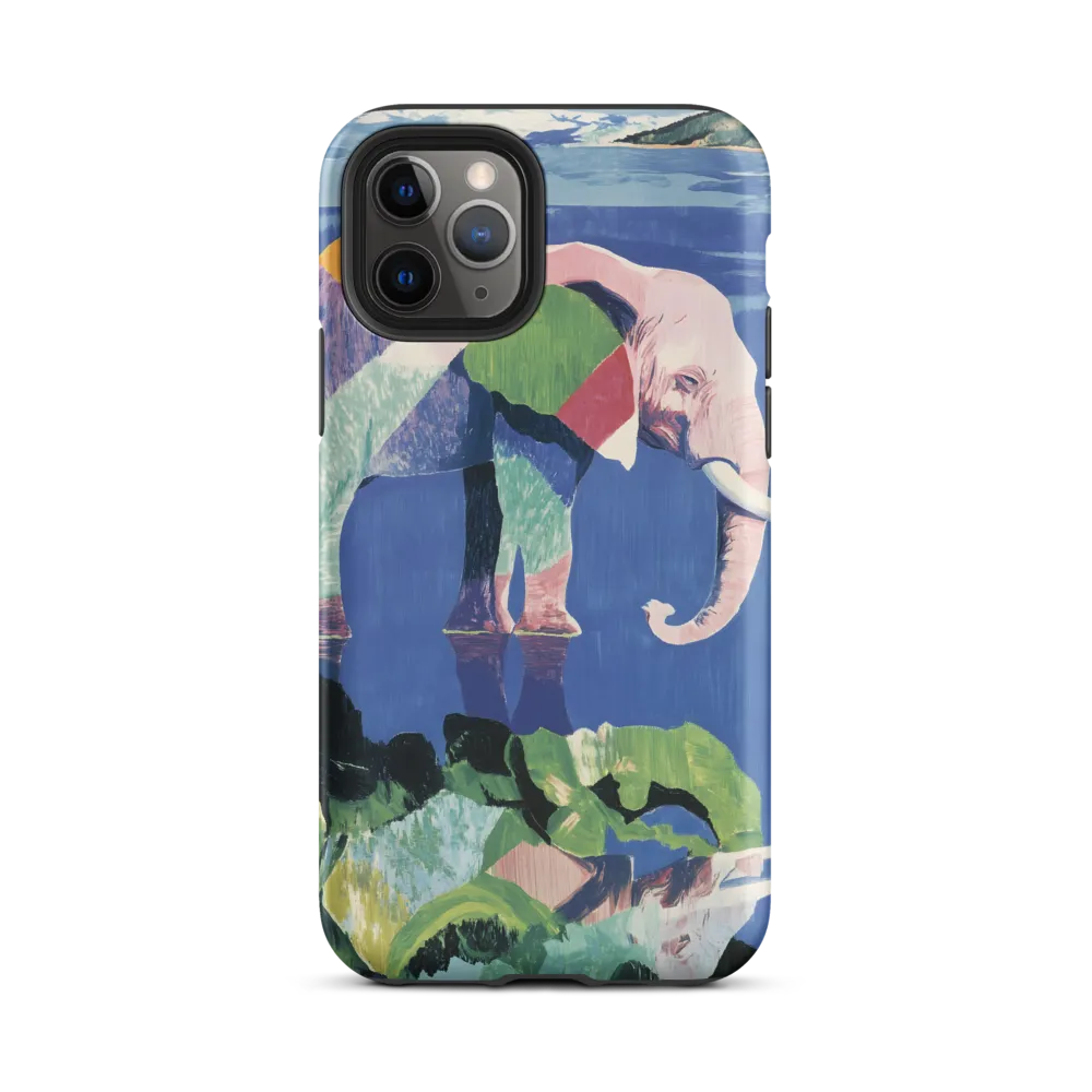 Serenity in Color: The Elephants of Reflection