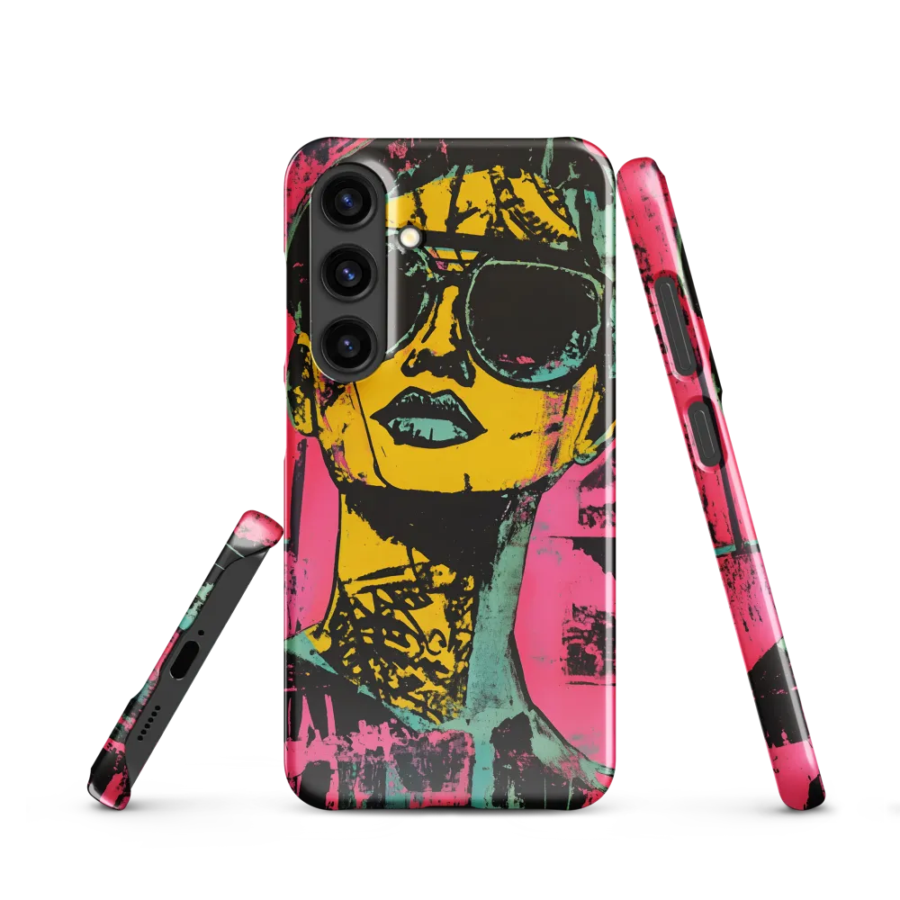 Confident Portrait in Neon Colors