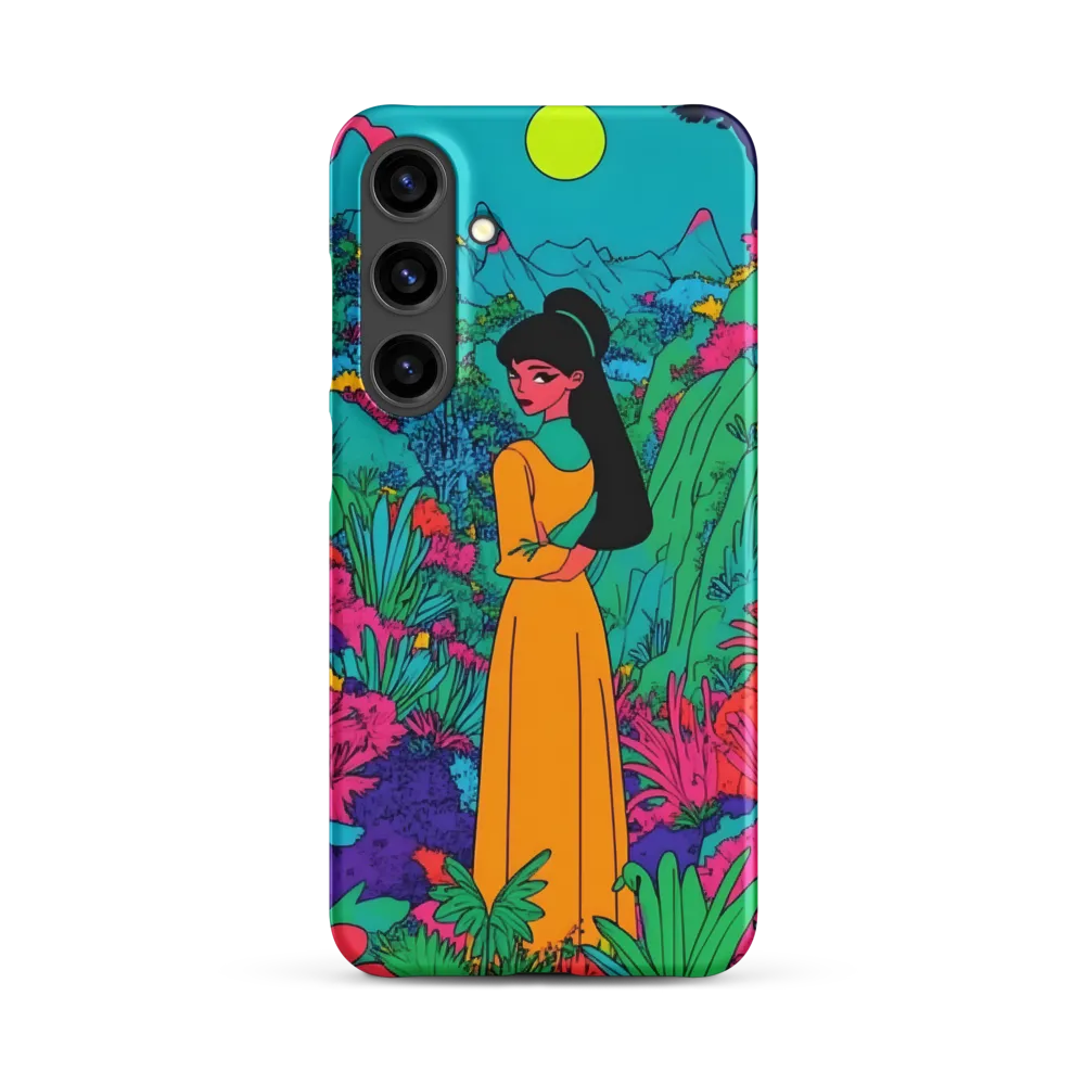 Ethereal Serenity in a Psychedelic Landscape