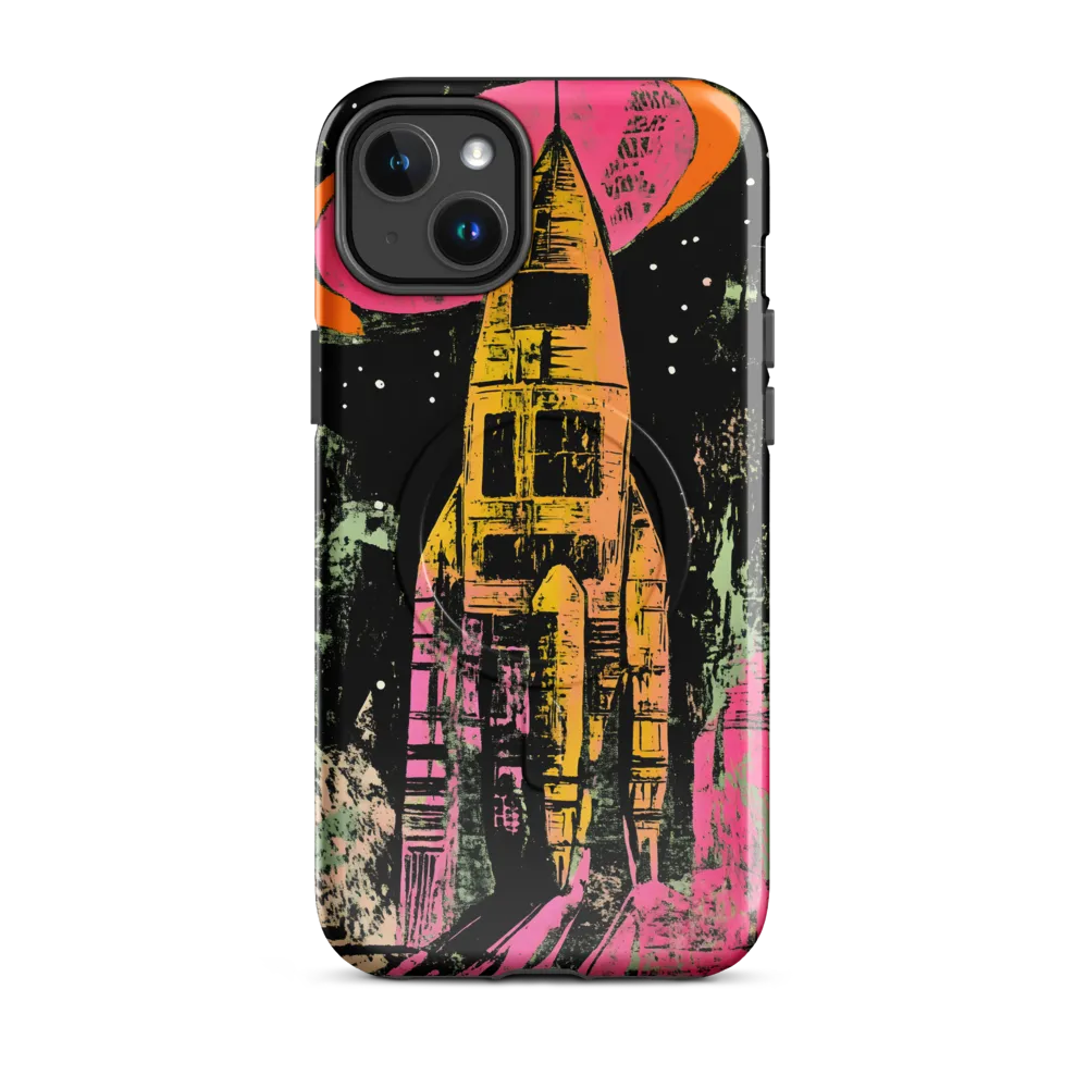 Cosmic Voyage: A Surreal Rocket Adventure