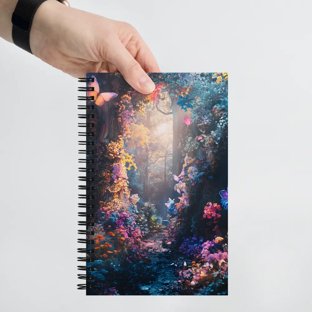 Enchanted Butterfly Forest | Spiral Notebook