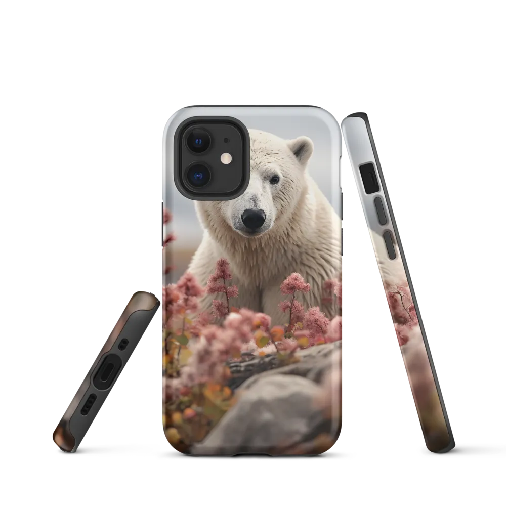 Curiosity Among Blooms: The Polar Bear