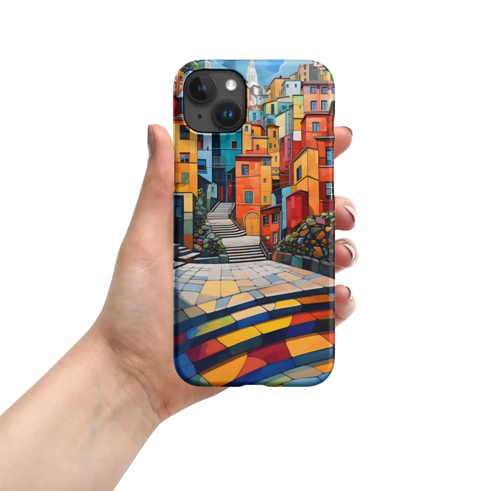 Vibrant Village: A Cubist Journey