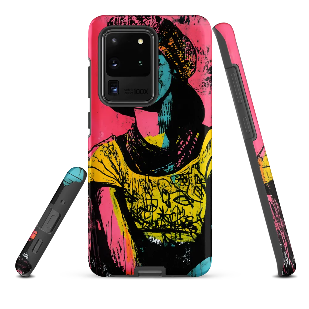 Urban Elegance: A Graffiti Portrait