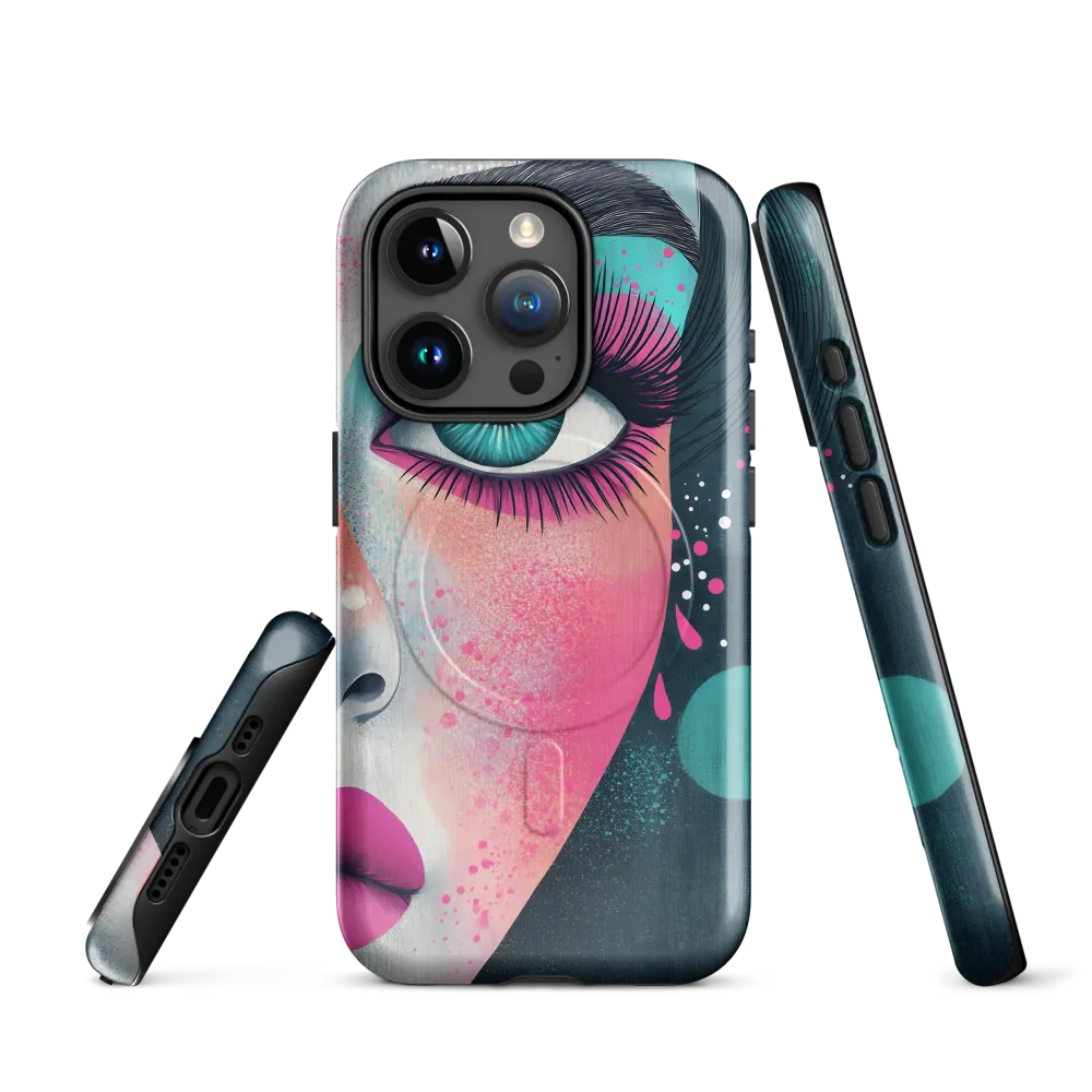 Vibrant Gaze | Phone Case |  15 Pro | MagSafe® Tough Case | Glossy