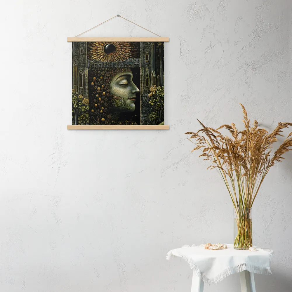 Nature’s Embrace: The Infinite Connection | Poster With Oak Wood Hanger | 18″×18″