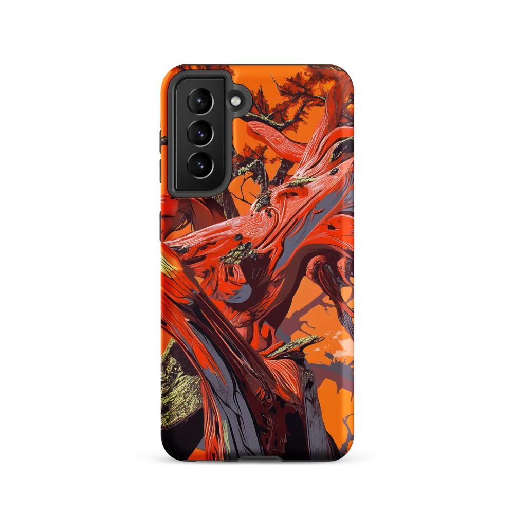 Life in Motion: An Abstract Tree | Phone Case |  S21 | Tough Case | Matte