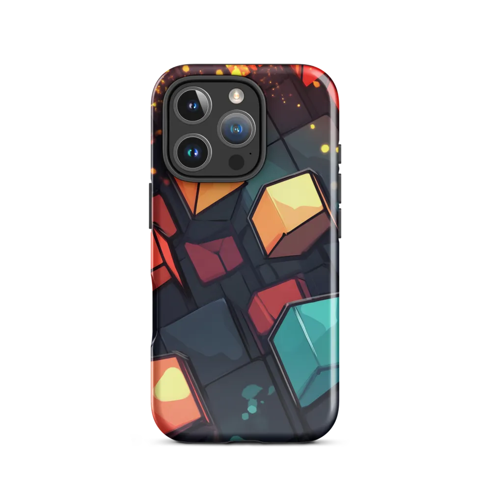 Illuminated Geometry | Phone Case |  16 Pro | Tough Case | Glossy